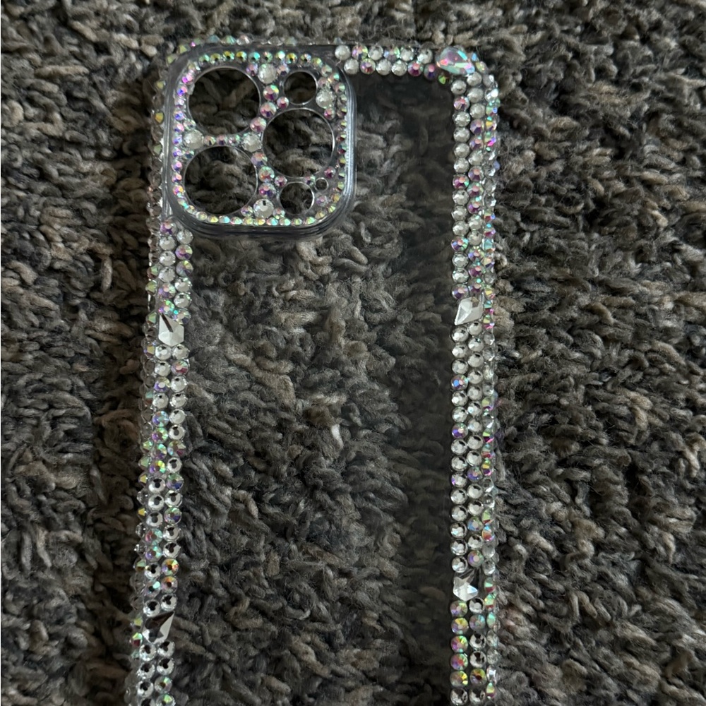 Crystal Clear Rhinestone Phone Case - Picture 4 of 4